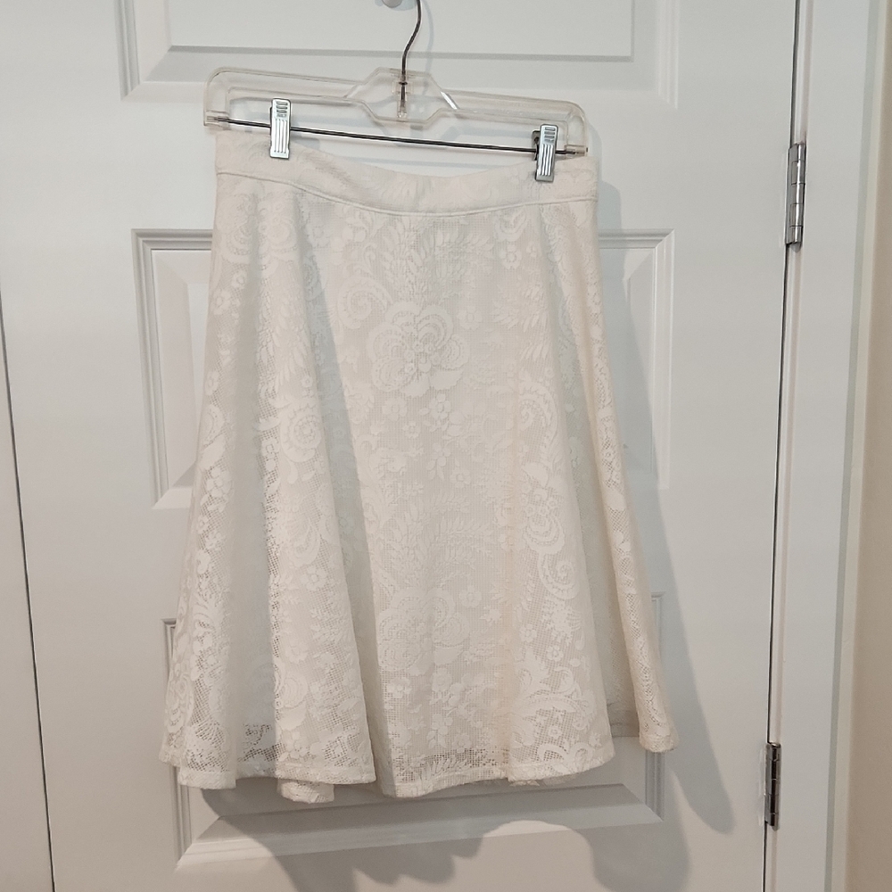 Miami White A-Line Skirt!